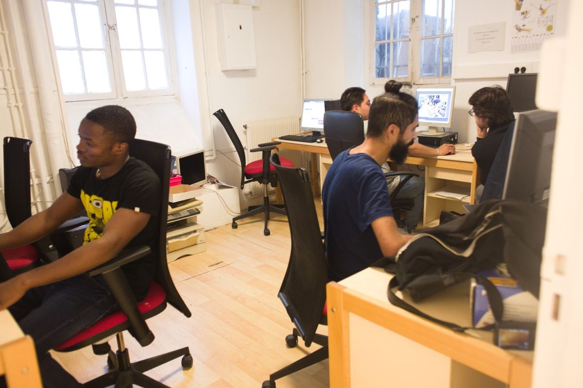 Salle de sociabilité numérique